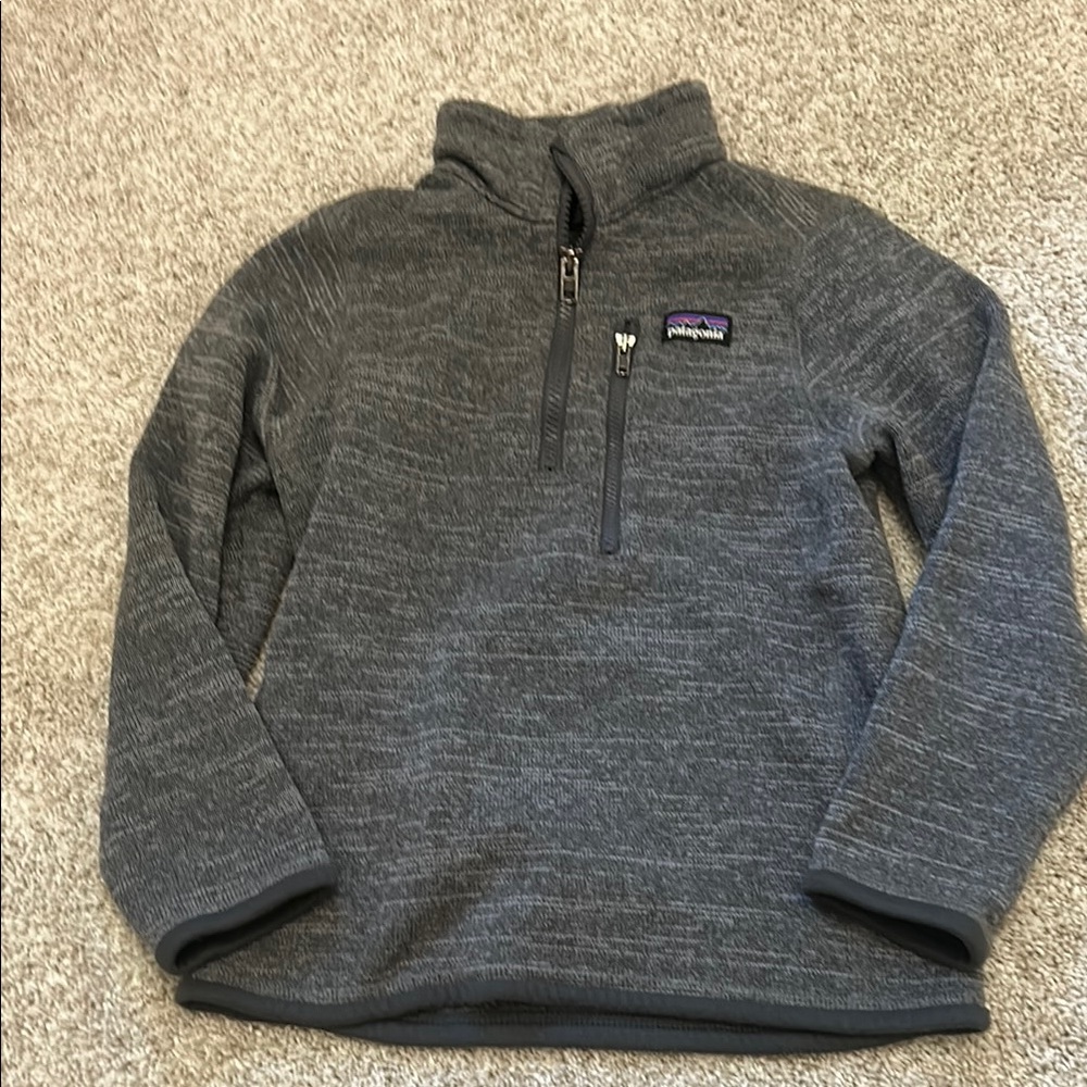 Patagonia Kids Gray Fleece Jacket